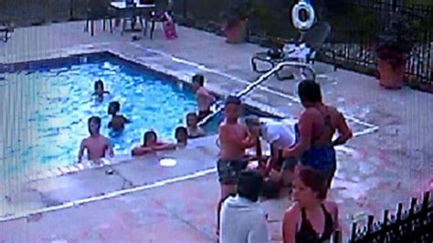 Year Old Woman S Rescue Of Boy From Drowning In Pool Caught On Camera Whas Com