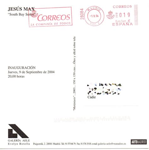 Tarjeta Postal Post Card Carte Postale Marzo 2019