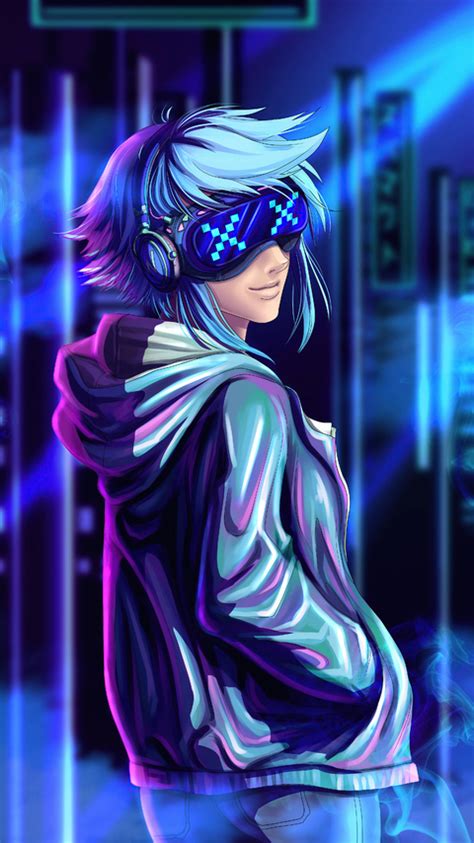 480x854 Neon Cool Guy 4k Android One Hd 4k Wallpapers Images