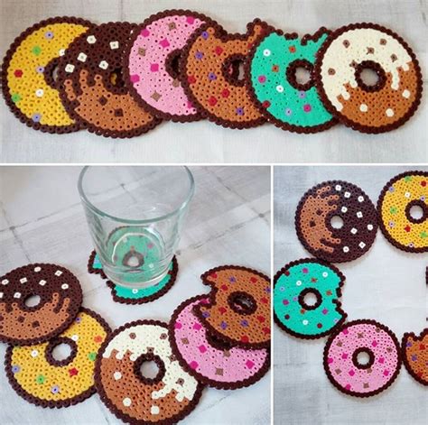 Great 🍩 Coasters Created By Elynerdbeads On Instagram Hama Beads