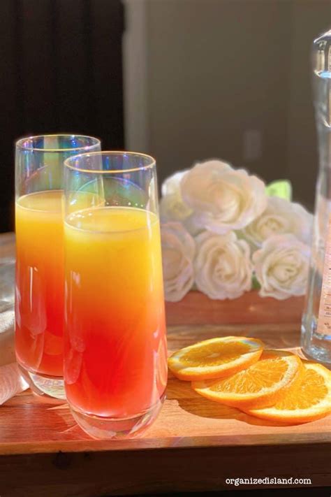 Tequila Sunrise Mimosa Organized Island