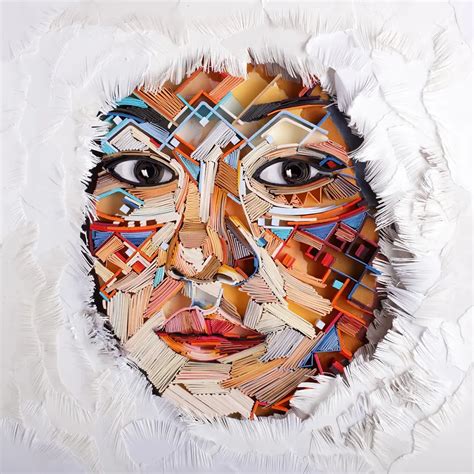 Yulia Brodskayas Whirlwind Of Color In Paper Quilled Portraits
