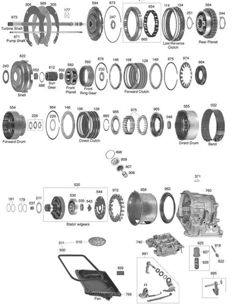 010 Transmission Parts Diagram Vista Transmission Parts