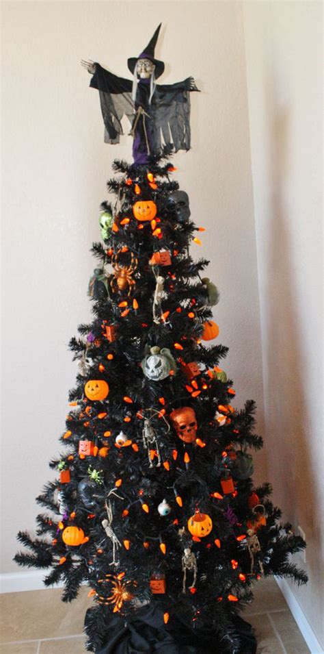 20 Black Christmas Tree With Gothic Style Homemydesign