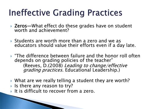 Ppt Effective Grading Practices For The 21 St C Entury C Lassroom