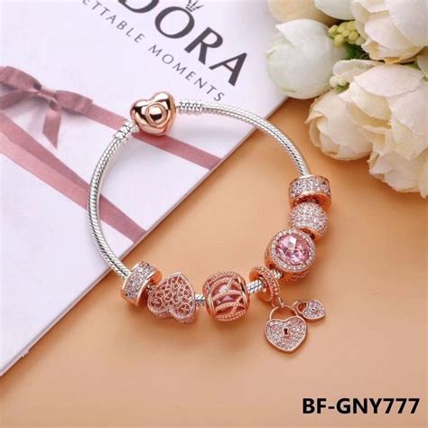 Pandora Rose Gold Charm Bracelet Pandora Charms Rose Gold Pandora