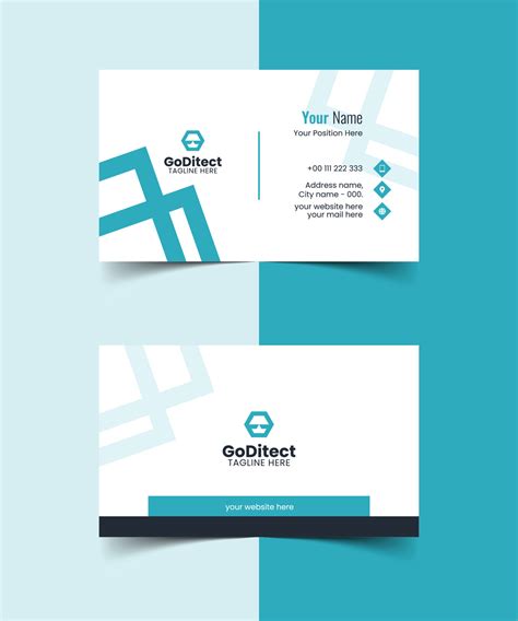 Business Card Printing Press Visiting Card Design 10854278 Vector Art