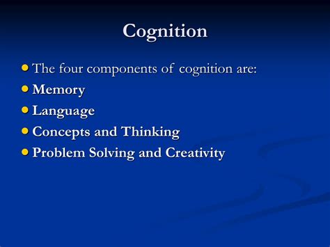 Ppt Cognition Powerpoint Presentation Free Download Id9587668