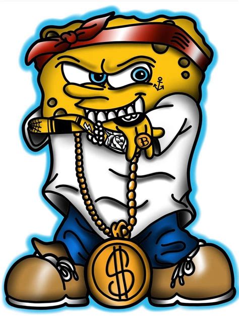 Spongebob Squarepants Gangster Wallpaper