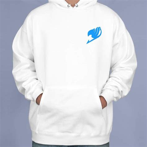 Fairy Tail Blue Pocket Symbol Manga Anime Pullover Hoodie In 2022
