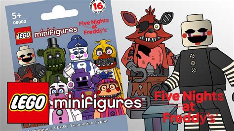Lego Five Nights At Freddys Minifiguras Custom Ynsomniac Typho