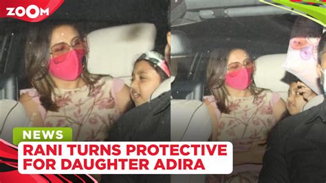 Rani Mukerjis Daughter Adira Makes A Rare Appearance At Karan Johars Twins Birthday Bash