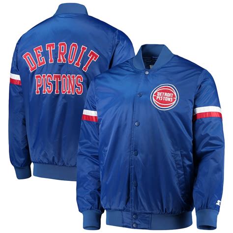 Ebay kleinanzeigen carhartt active jacke coat brown detroit vintage retro wip. Men's Detroit Pistons Starter Royal The Champ Varsity ...