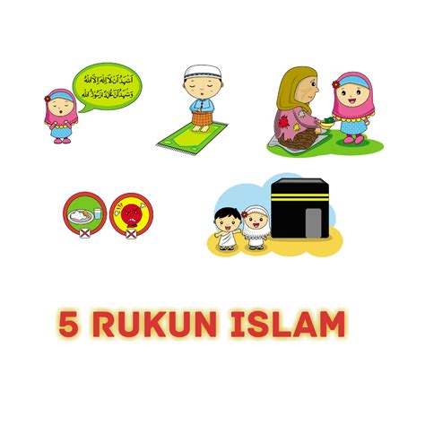 Contoh Gambar Rukun Islam
