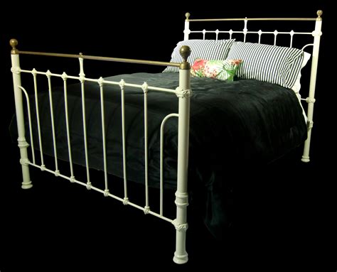 Queen Antique Iron Bed Cast Iron Bed Antique Iron Bed Etsy Canada