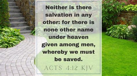 Acts 412 Kjv Bible Verse Of The Day
