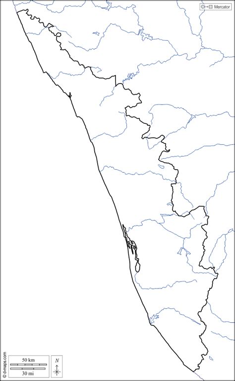 Click here and download the kerala outline map set graphic · window, mac, linux · last updated 2021 · commercial licence included. Kerala free map, free blank map, free outline map, free base map coasts, limits, hydrography (white)