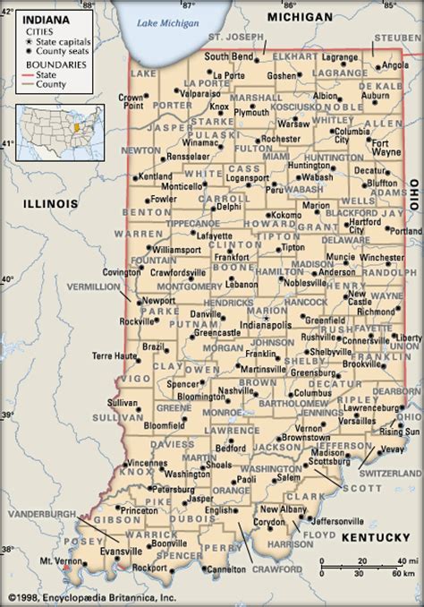 Indiana Counties Kids Encyclopedia Childrens