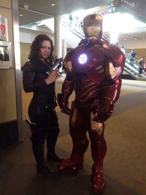 Iron Man And Black Widow Cosplay Costumes Iron Man