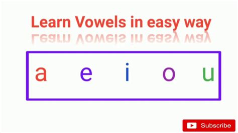 How To Teach Vowels To Your Kids In Easy Way At Home Youtube