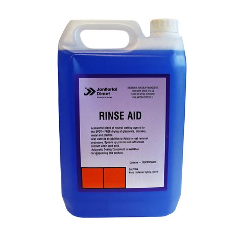 Rinse Aid For Automatic Dishwasher Machines Janitorial Direct