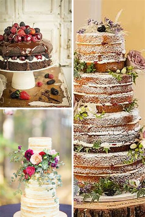 Torte nuziali la Naked Cake è perfetta per le nozze boho