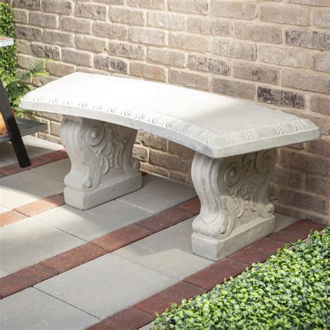 Stone Garden Benches Lowe S Garden Design Ideas