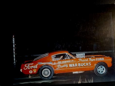 Photo Vintage Phil Bonners Classic Daddy Warbucks 65 Mustang Afx 427