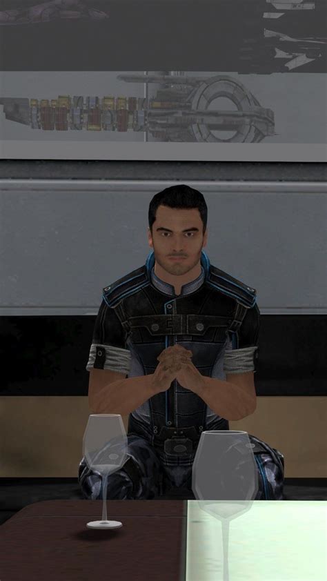 Mass Effect Kaidan Alenko Waiting By Lealea25