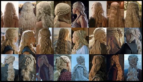 The Majority Of Daenerys Hairstyles Over The Years Which Was Your