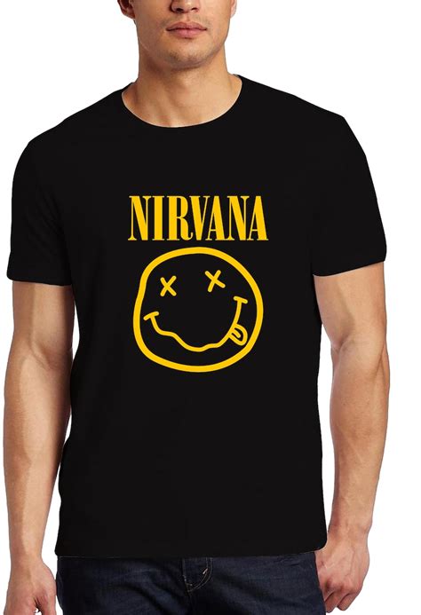 Nirvana Smiley Face T Shirt Etsy