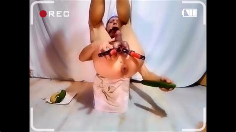 Naked Uncut Unmasked Male Slave Exposed Cucumber Fuck And Dick Piss Too Clamps Big Gay Balls