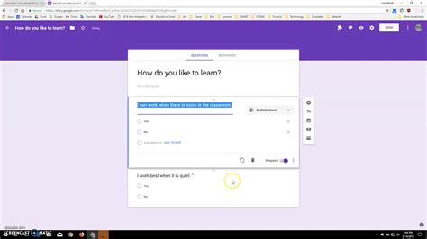 Create A Survey With Google Forms Youtube