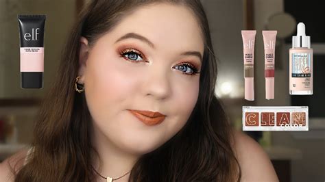 Full Face Using Some New Drugstore Makeup First Impression Review Youtube