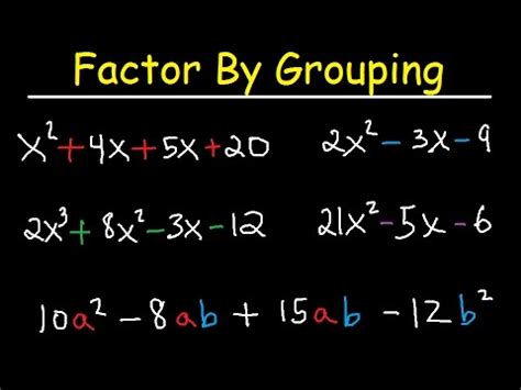 Above, we discussed the cubic polynomial p(x) = 4x3 − 3x2 − 25x − 6 which has degree 3 (since the highest. Factor By Grouping Polynomials - 4 Terms, Trinomials - 3 Terms, Algebra 2 - YouTube
