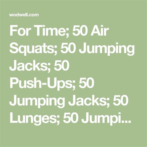 jumping jack flash wod in 2020 50 push ups air squats jumping jacks