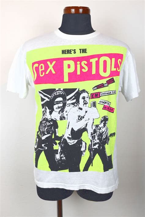 70~80 S Sex Pistols Vintage T Shirts Great Power