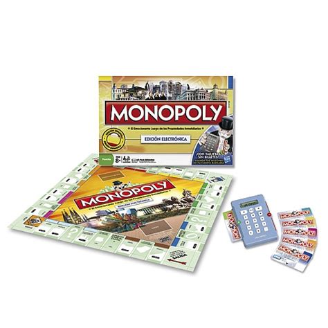 Las fichas han sido actualizadas del juego de monopoly original para reflejar la nueva era de la banca electrónica. Monopoly Electrónico | Juegos de mesa y de tablero