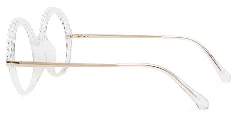 95791 Round Clear Eyeglasses Frames Leoptique