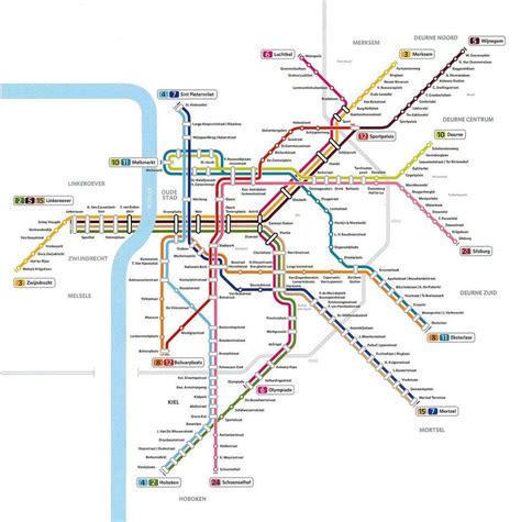 Metro V Antverpách Mapa Jízdné Doprava Průvodce 2023