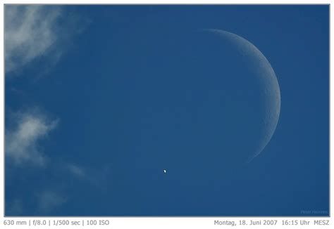 Apod 2007 June 20 A Daylight Eclipse Of Venus