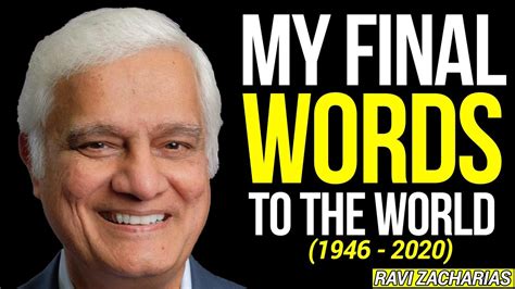 His Final Words The Message Of Jesus Ravi Zacharias His Final