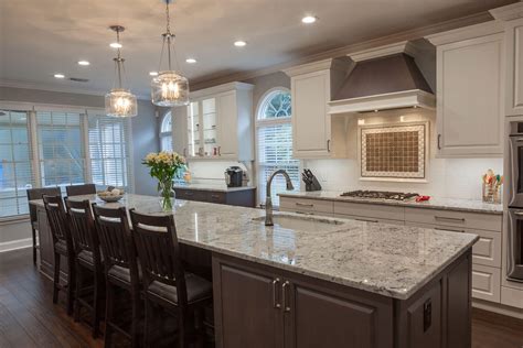 Complete the look with kitchen island decor, counter stools, pendants, table settings, and more. Galley Style Kitchen with Large Island - Cheryl Pett Design