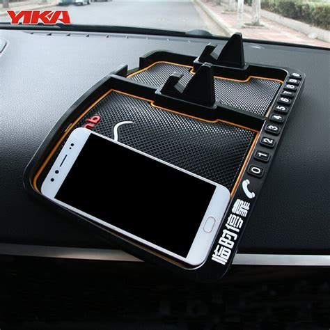Yika Slip Magic Sticky Anti Slip Car Mat For Phone Silicone Mats Into