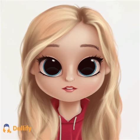 Dollify Cute Blond Doll Dibujos Kawaii Dibujos Animados De Chicas
