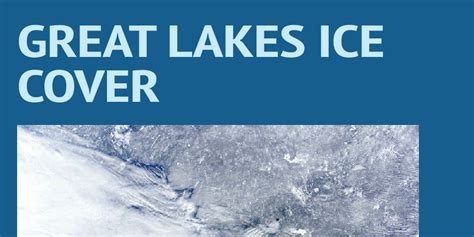 Great Lakes Ice Cover Infogram Charts And Infographics
