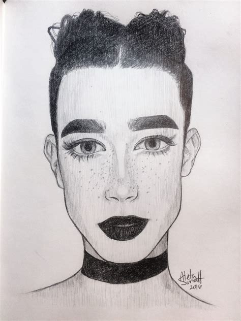How To Draw James Charles Step By Step At Drawing Tutorials