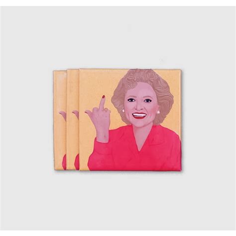 Magnet Betty White Middle Finger Lillian Company