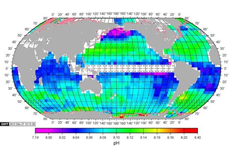 New Global Maps Detail Human Caused Ocean Acidification The Earth