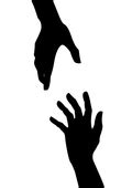 Hand Black And White Helping Hands Black And White Clipart Wikiclipart